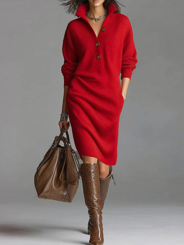 Judi – Elegant Sweater Dress