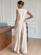 Arden – Tailored Vest & Wide-Leg Set