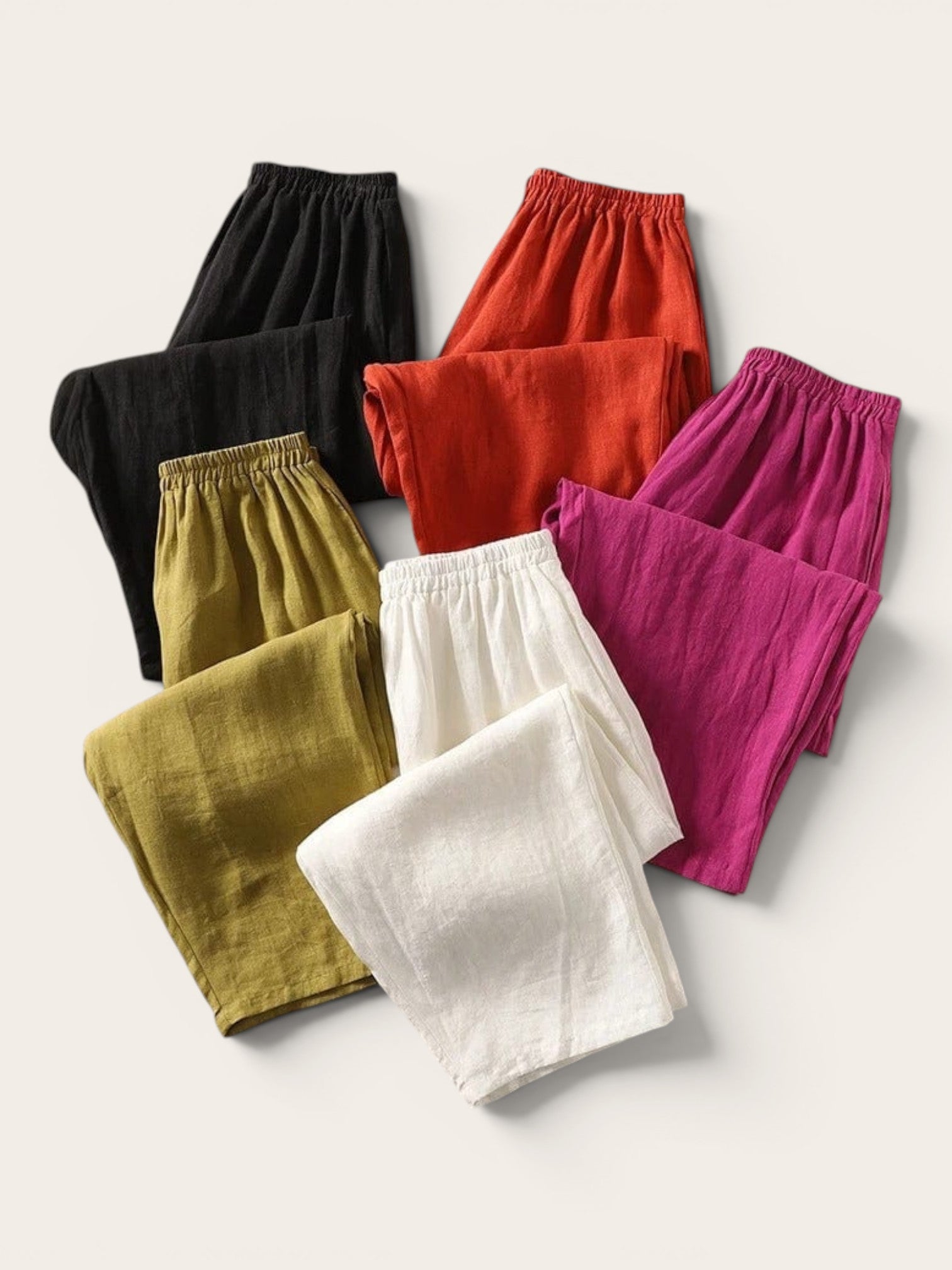 Elvira – Pure Linen Relaxed Pants