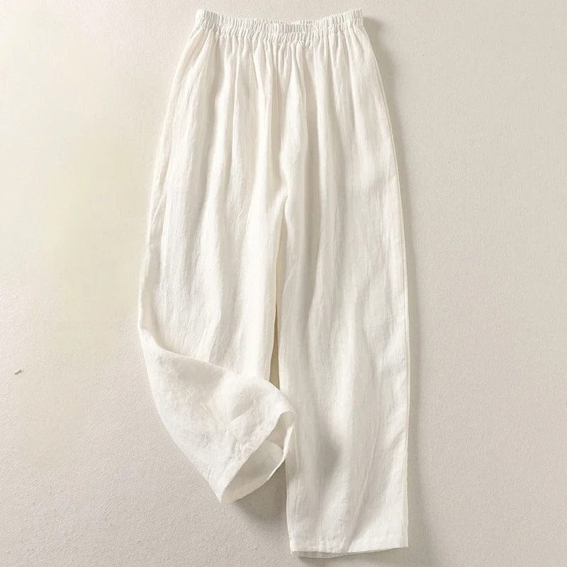 Elise – Pure Linen Relaxed Pants
