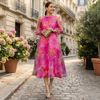 Seralyn – Floral Flow Midi Dress