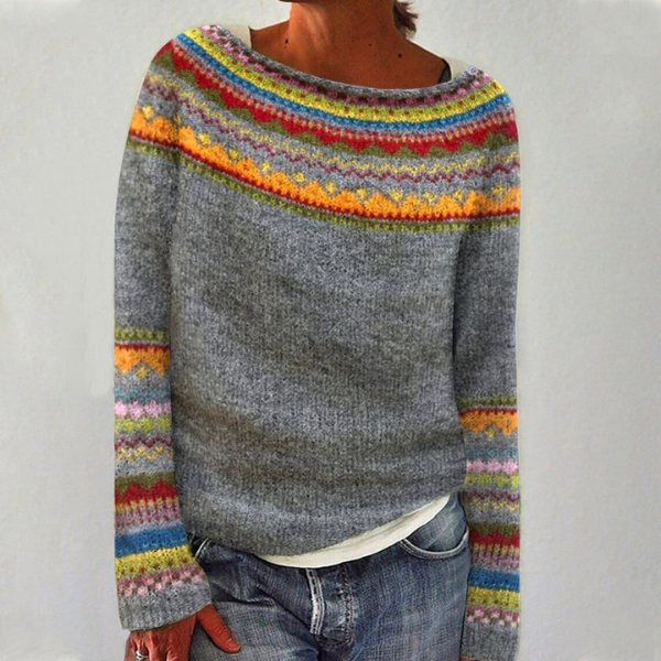 Mysa – Nordic Pattern Knit Sweater