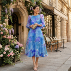 Seralyn – Floral Flow Midi Dress
