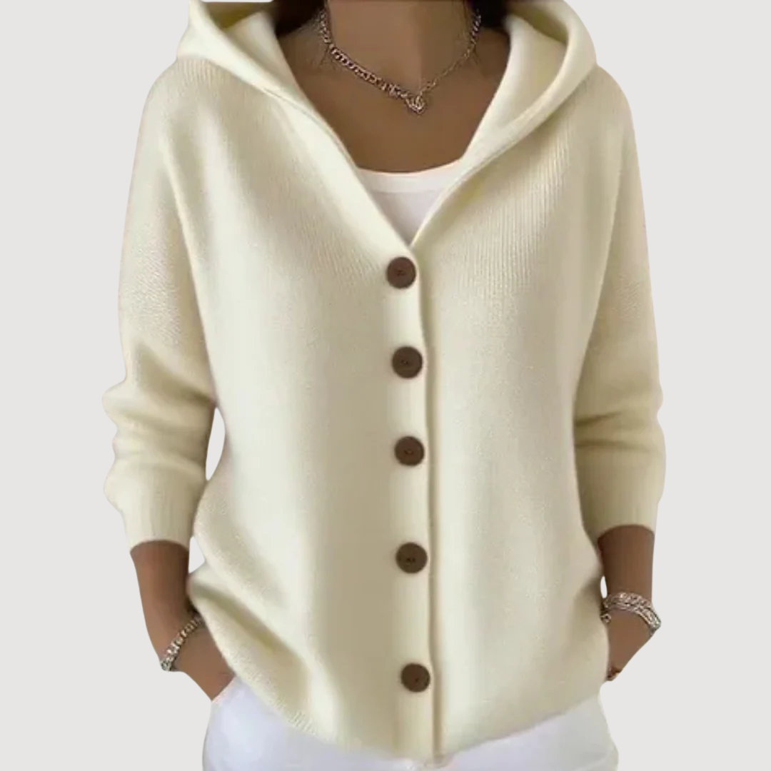 Serena – Soft Knit Hooded Cardigan