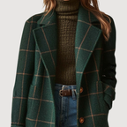 Catherine - Heritage Plaid Tweed Coat