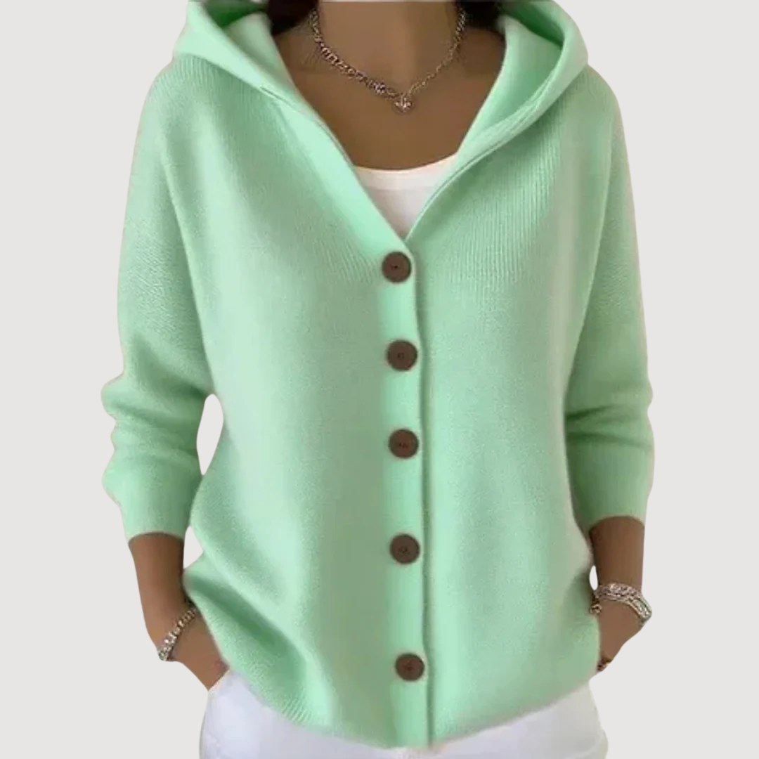 Serena – Soft Knit Hooded Cardigan