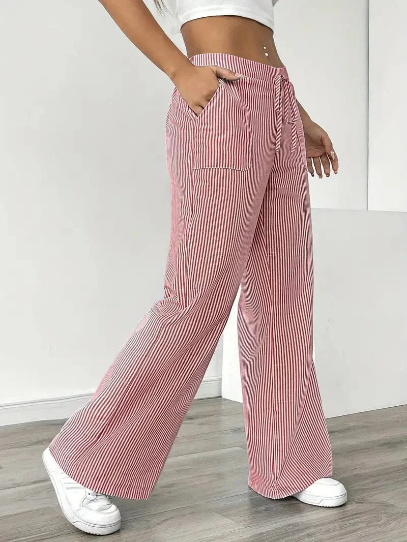 Liora – Striped Wide-Leg Pants