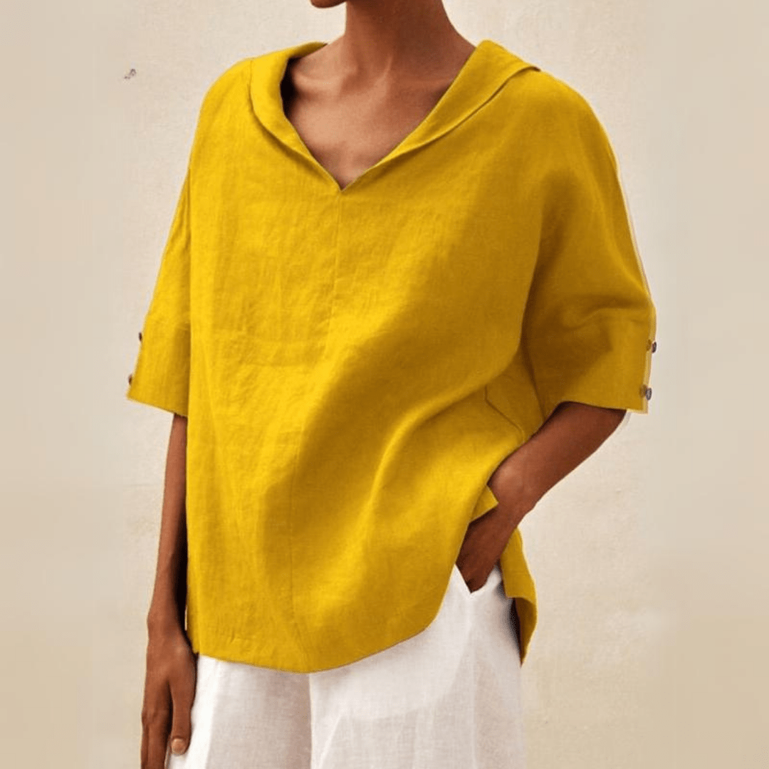 Zoé – Effortless Linen Blouse