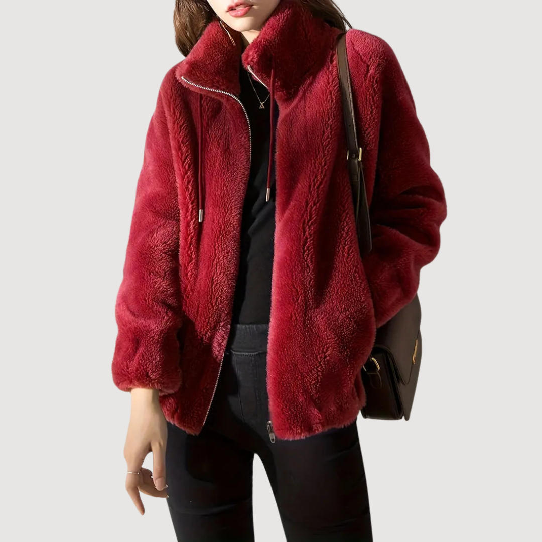 Maliza – Stylish Furry Fleece Jacket