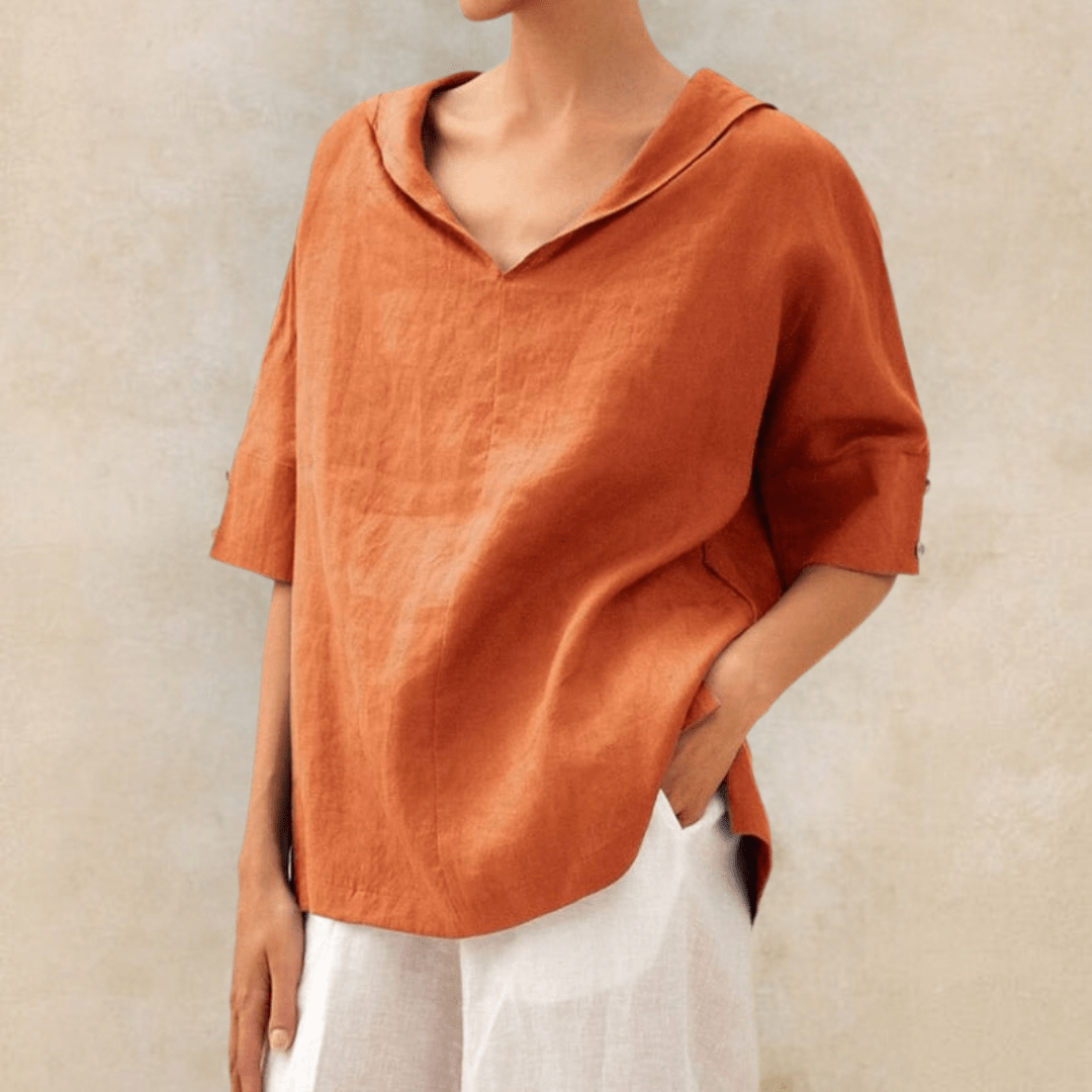 Zoé – Effortless Linen Blouse