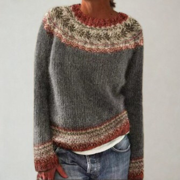 Mysa – Nordic Pattern Knit Sweater