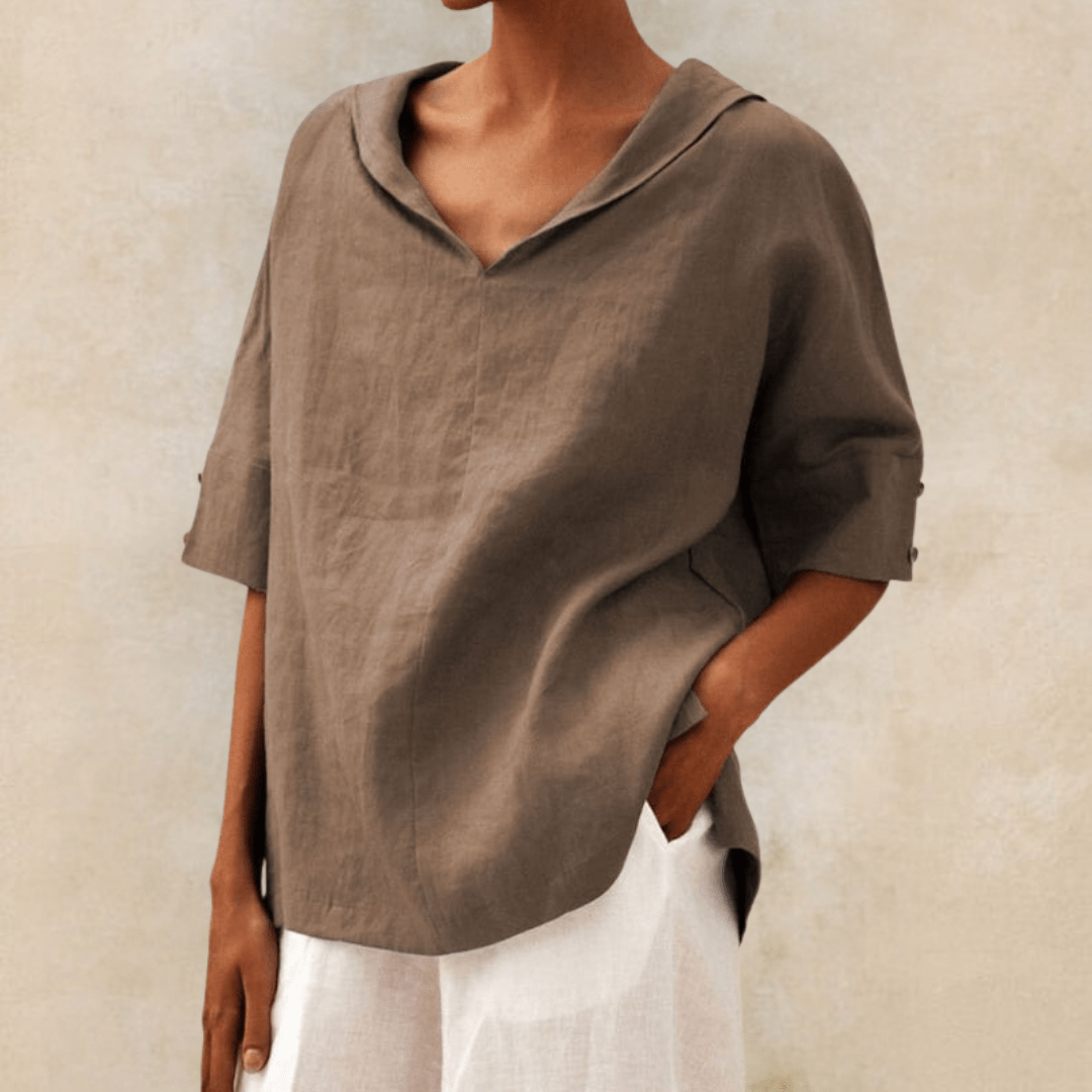 Zoé – Effortless Linen Blouse