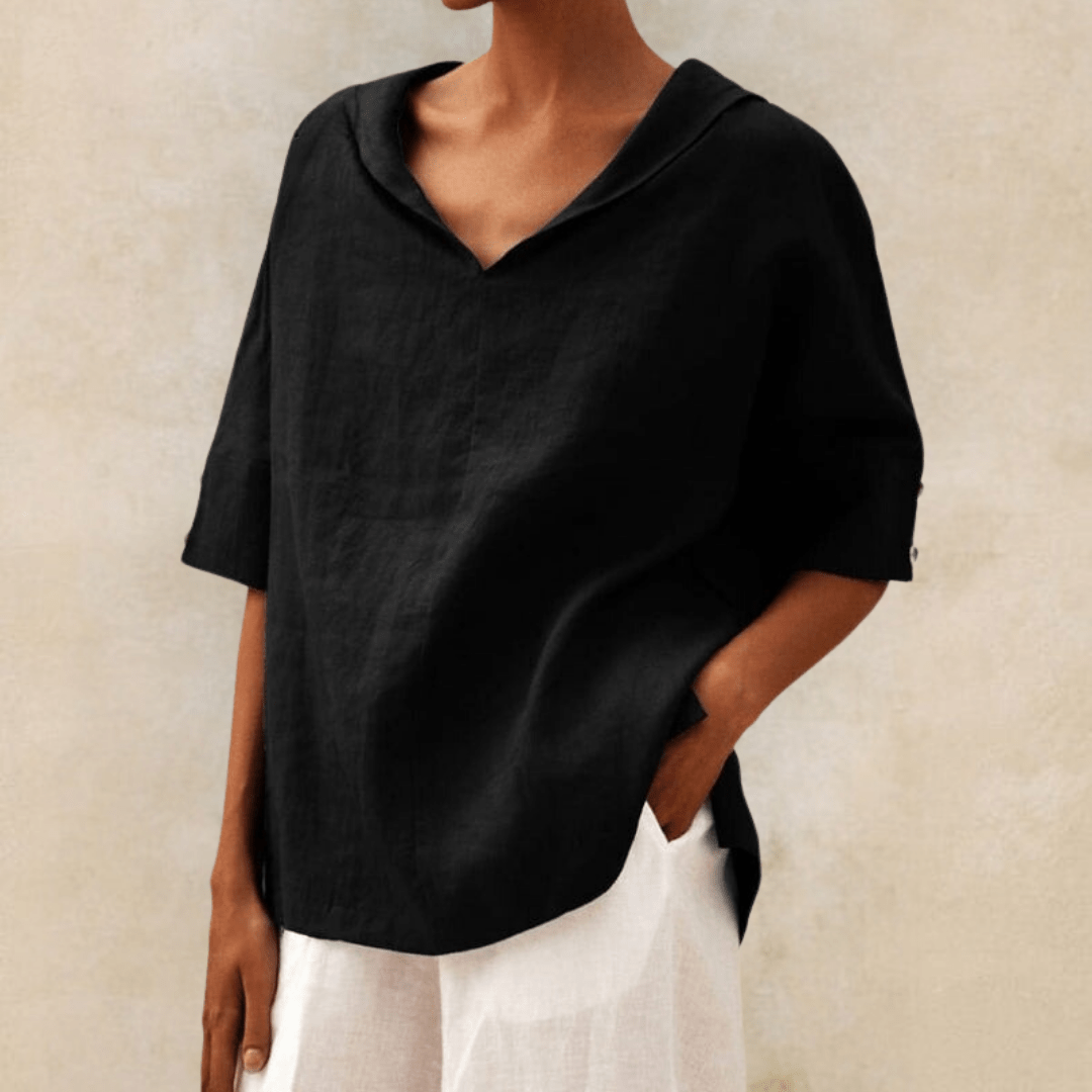 Zoé – Effortless Linen Blouse