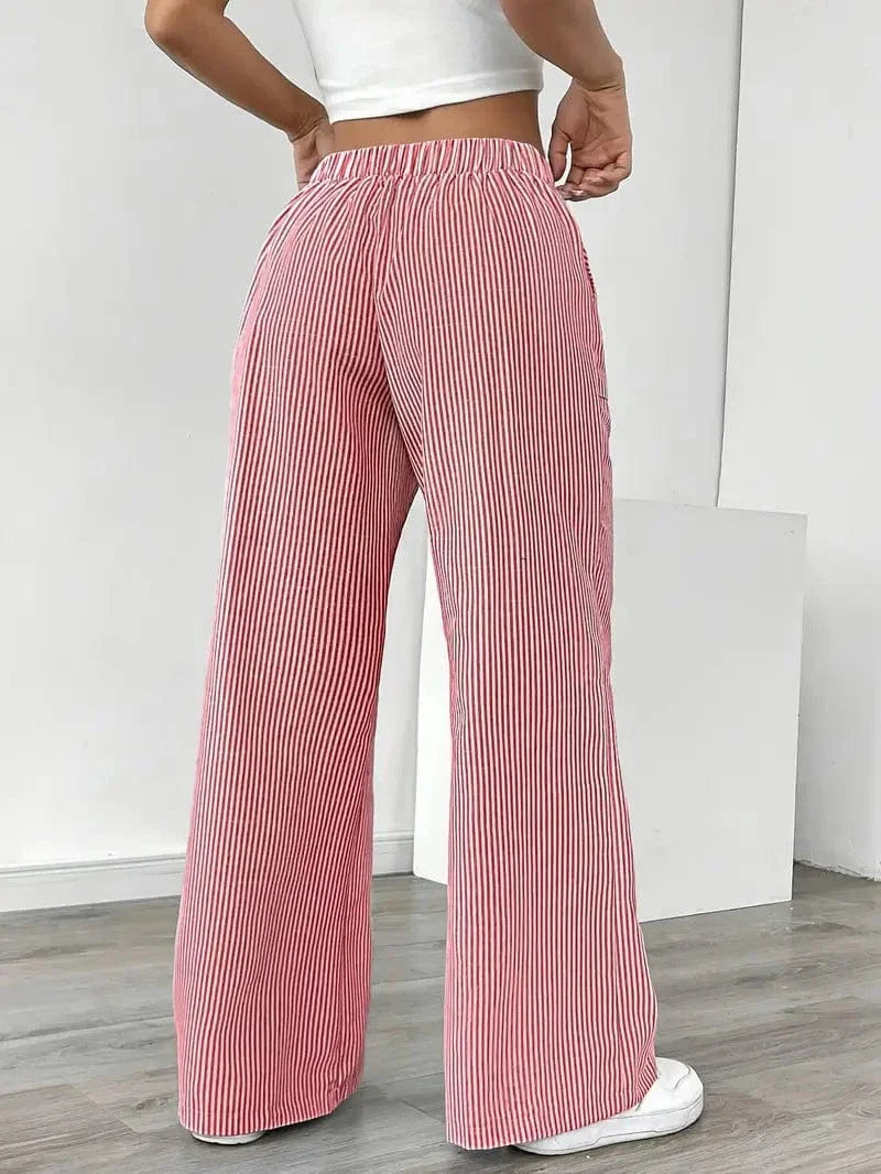 Liora – Striped Wide-Leg Pants