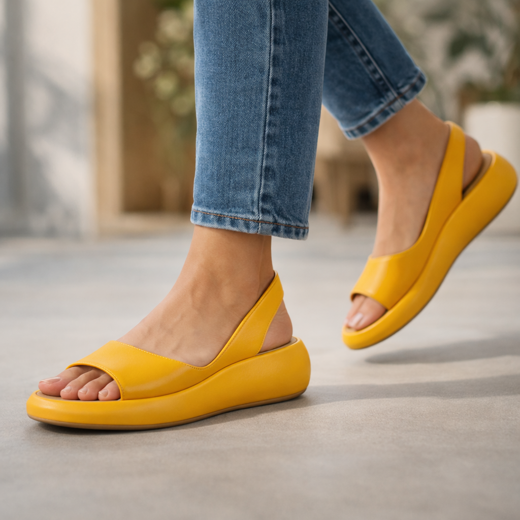 Liora – Comfort Wedge Sandals