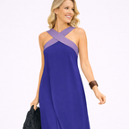 Delphine – Crossed Halter Maxi Dress
