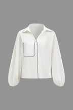 Lucienne – Refined Contrast Two-Piece Set