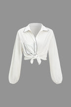 Lucienne – Refined Contrast Two-Piece Set