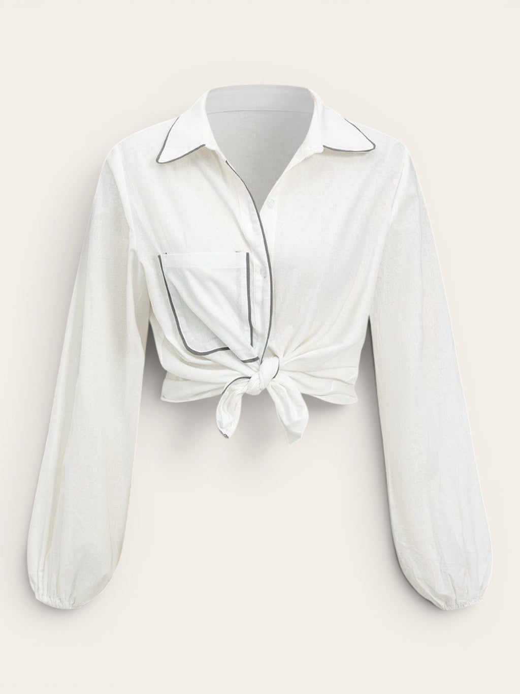 Lucienne – Refined Contrast Two-Piece Set
