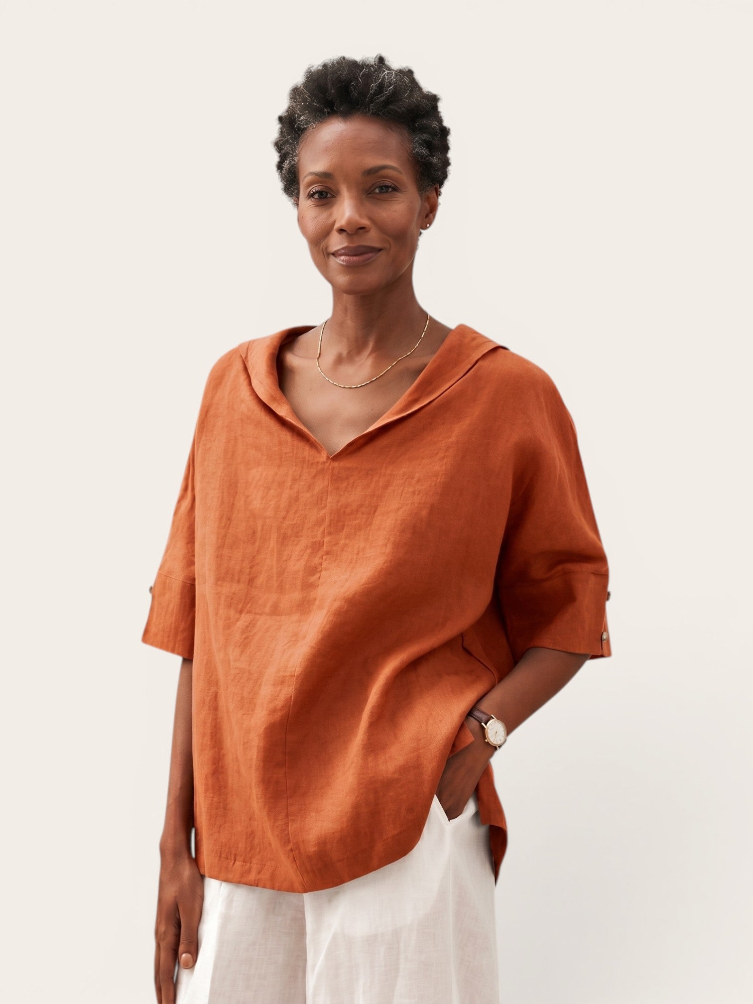 Zoé – Effortless Linen Blouse