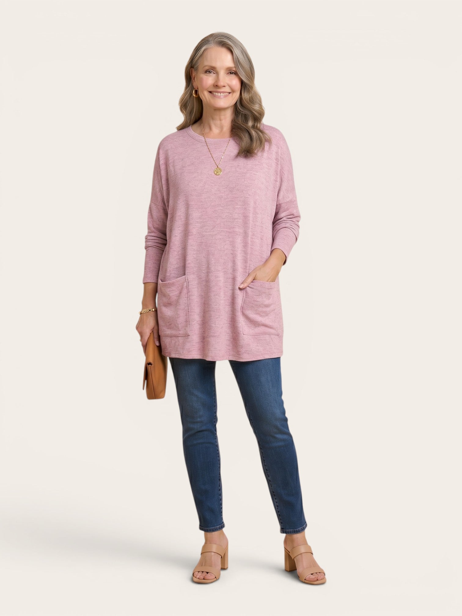 Rebecca – Relaxed Pocket Tunic Blouse