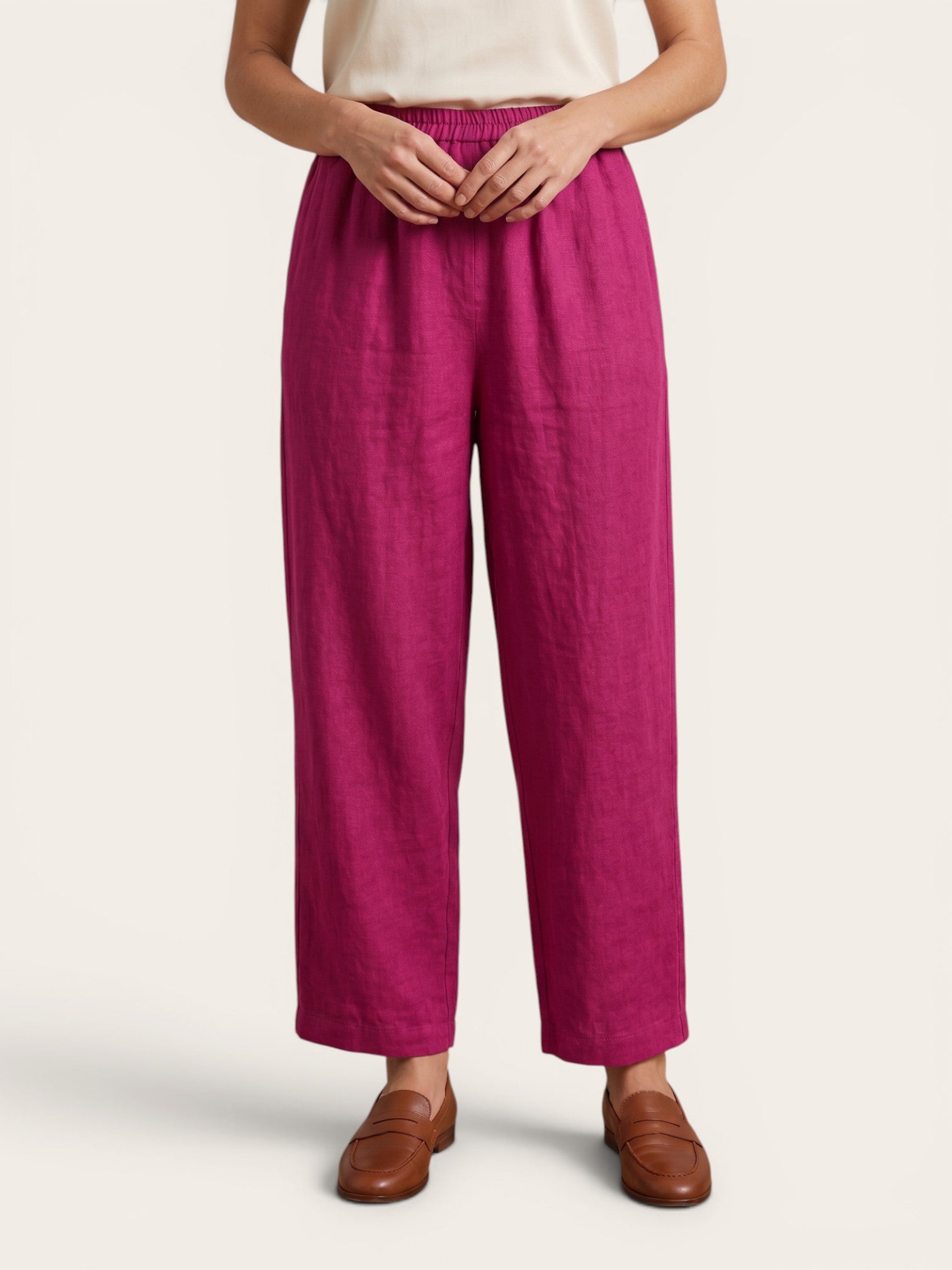 Elvira – Pure Linen Relaxed Pants