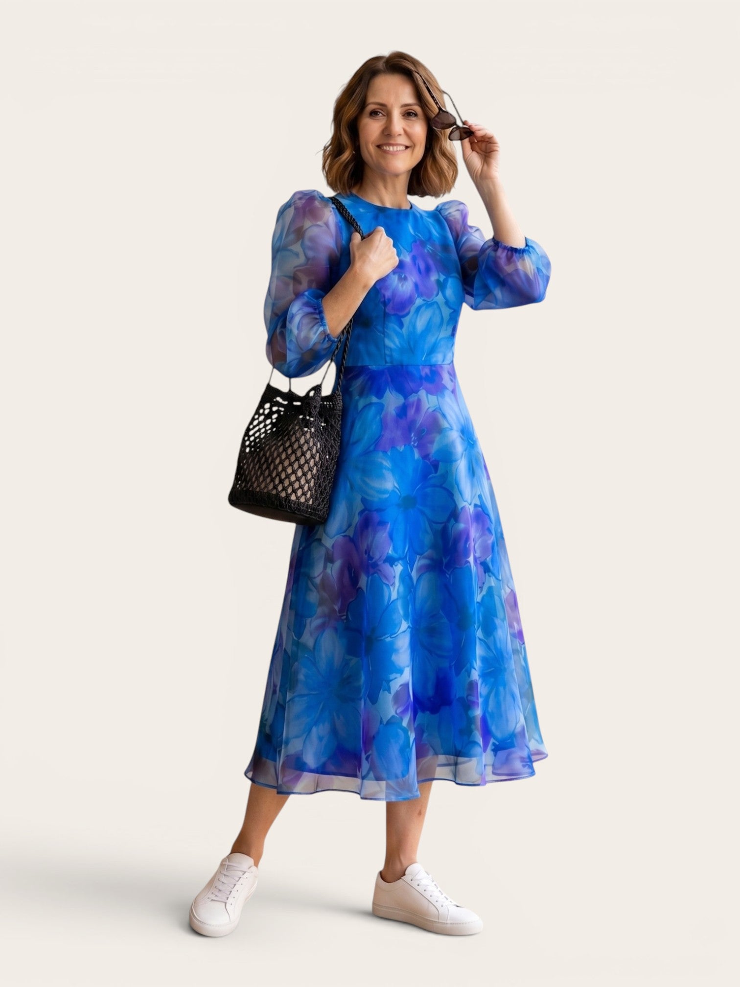 Seralyn – Floral Flow Midi Dress