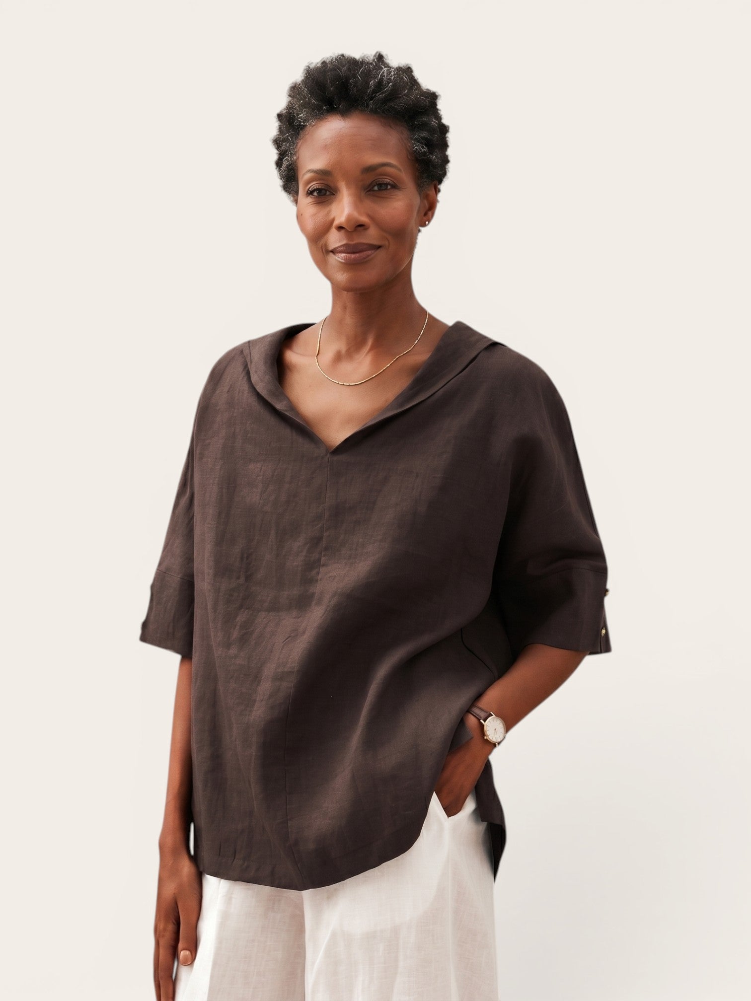 Zoé – Effortless Linen Blouse