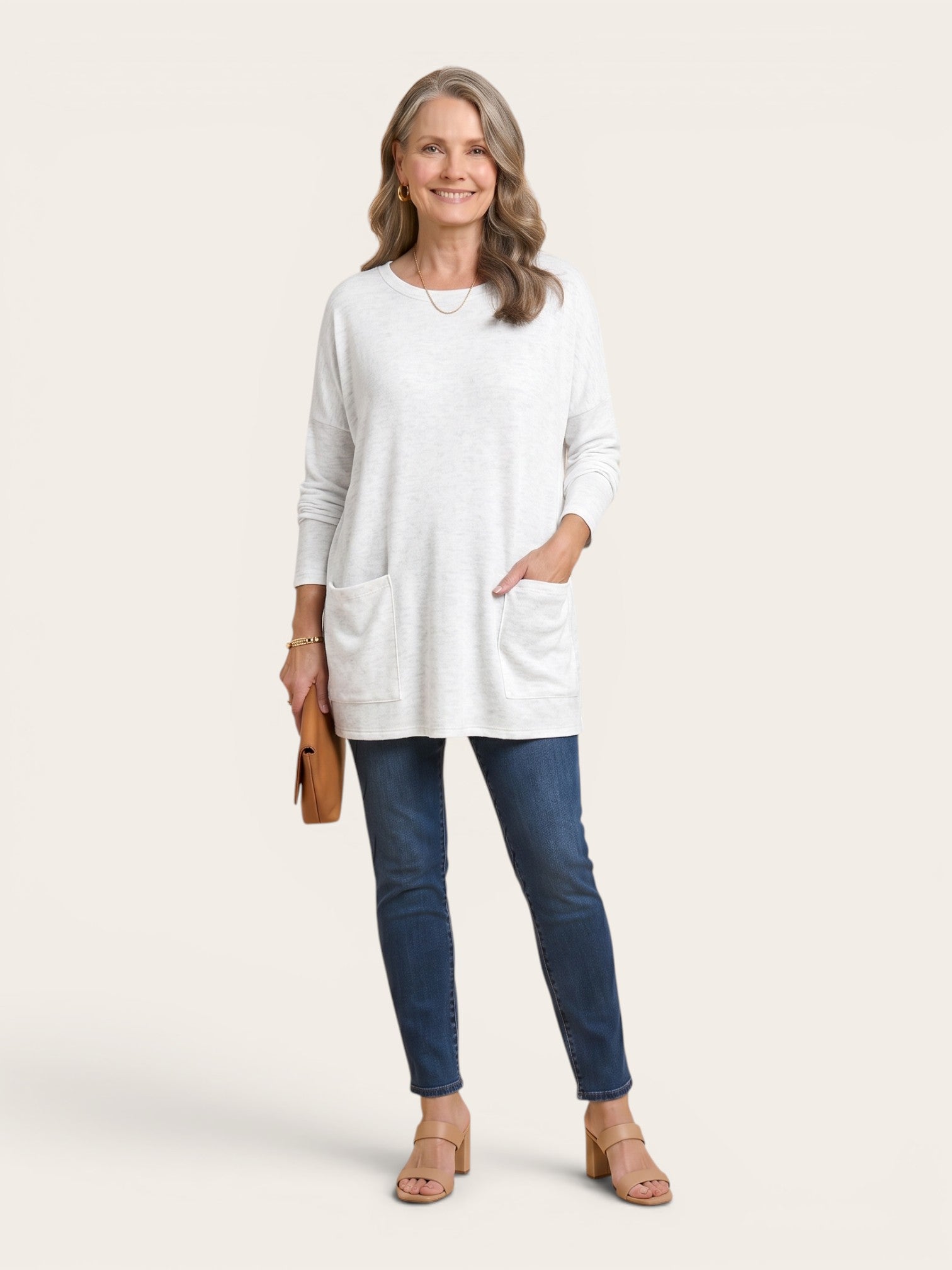 Rebecca – Relaxed Pocket Tunic Blouse