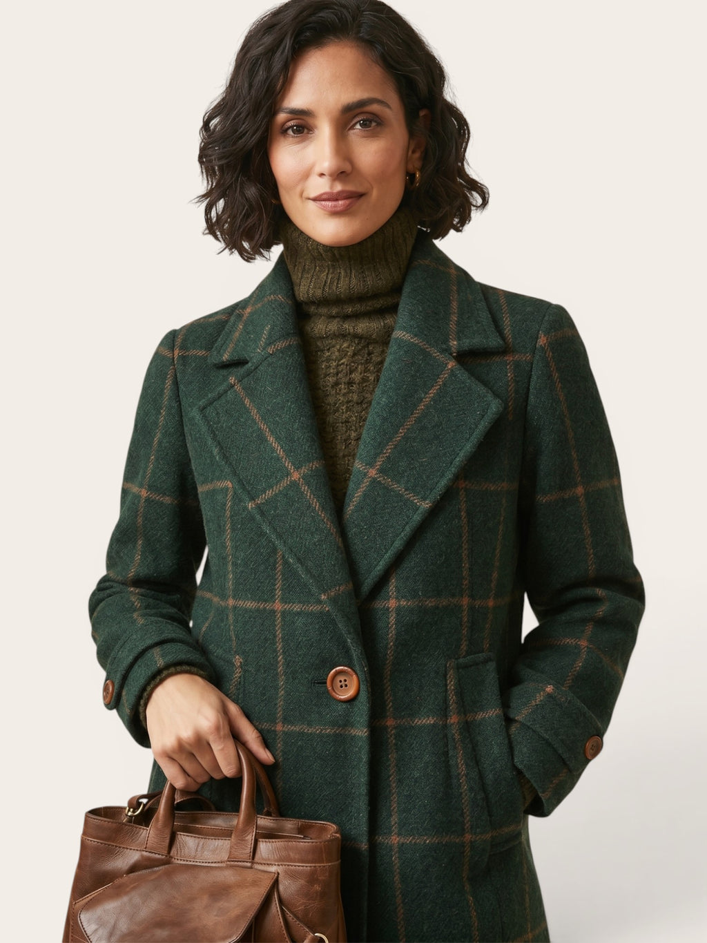 Catherine - Heritage Plaid Tweed Coat