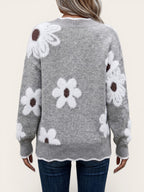 Trie – Soft Knit V Neck Sweater