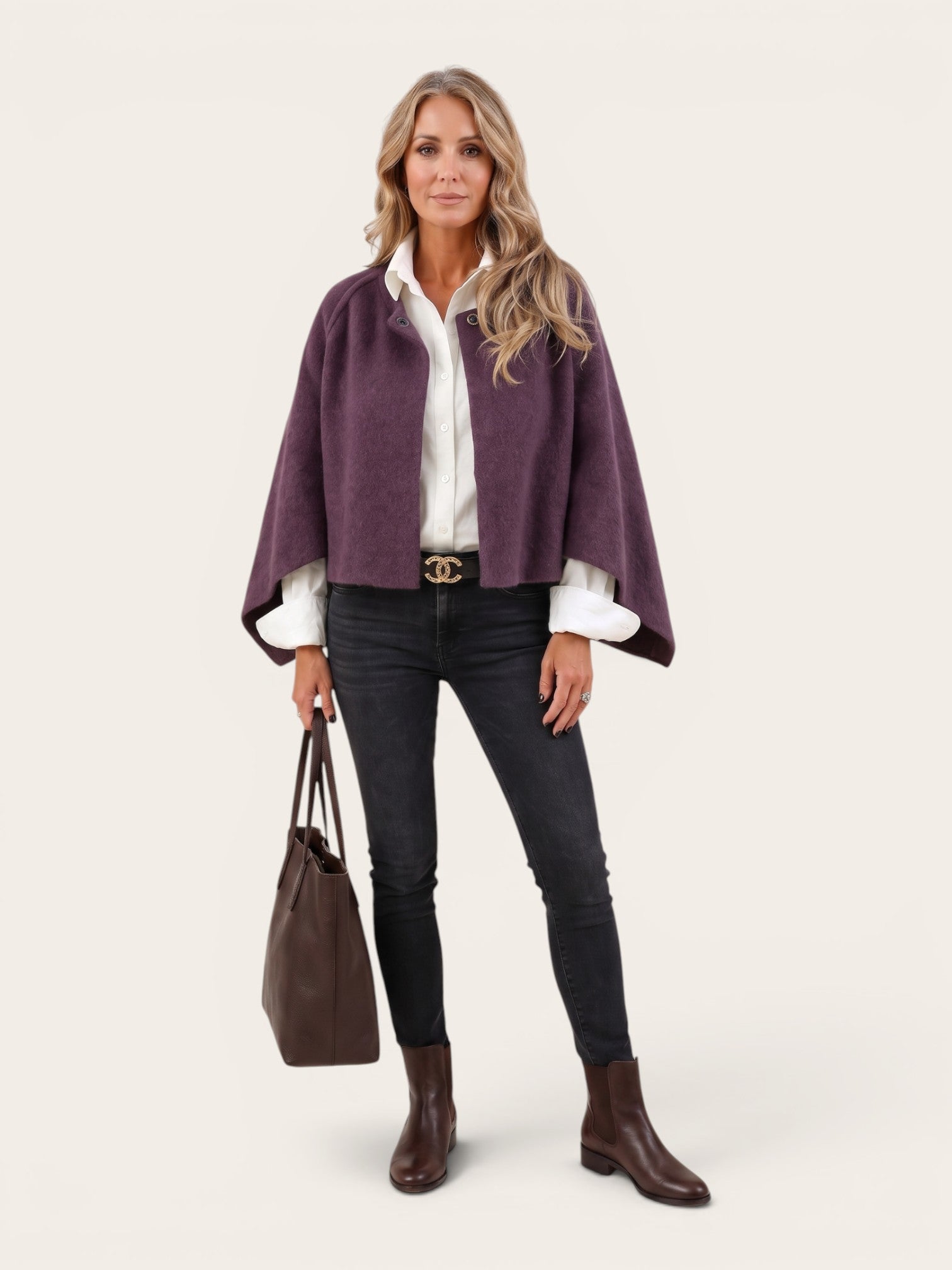 Nora - Elegant Cape Jacket