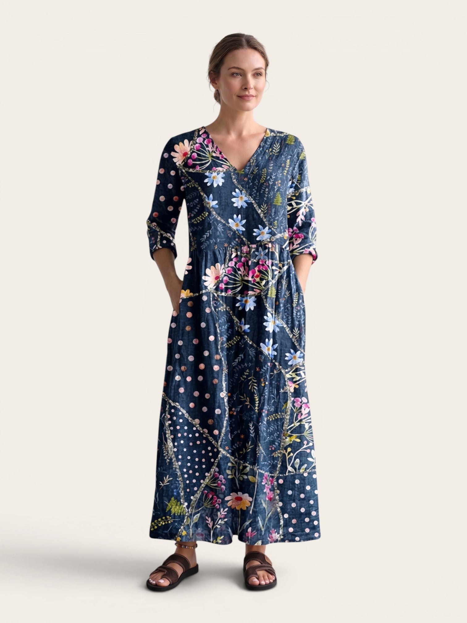 Valencia – Floral Flow Maxi Dress