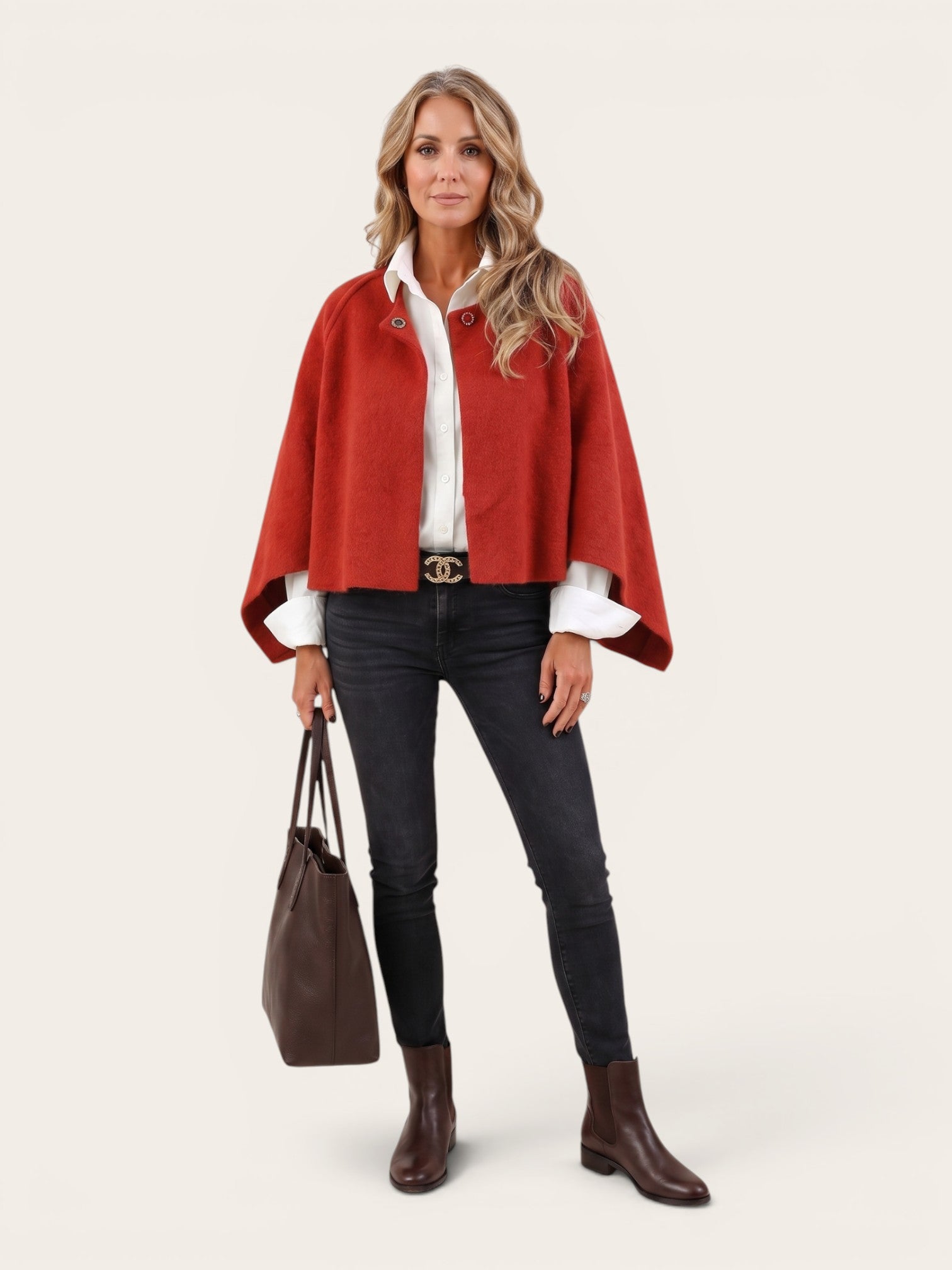 Nora - Elegant Cape Jacket