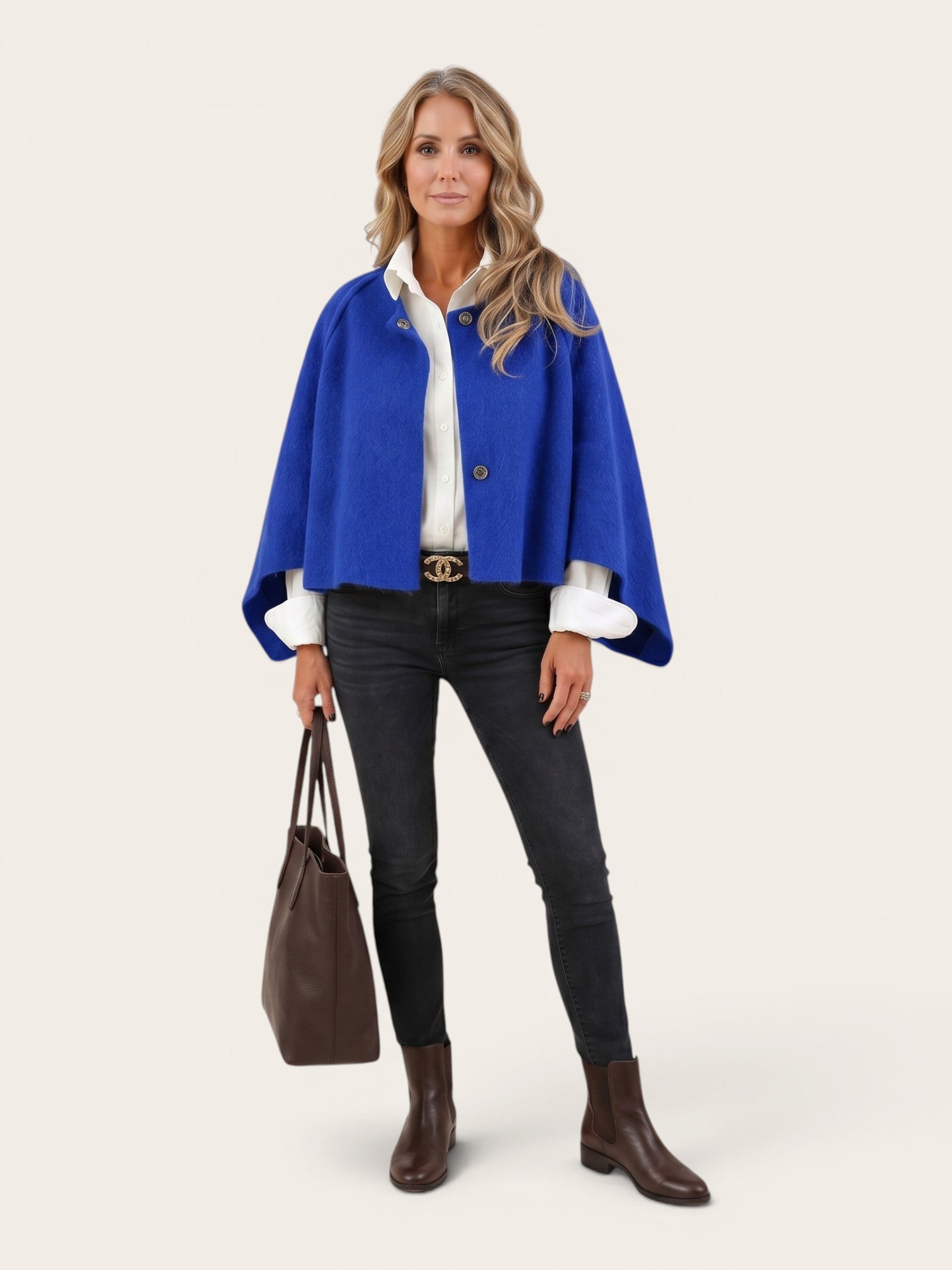Nora - Elegant Cape Jacket