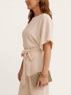 Roselle – Tie-Waist Wide-Leg Jumpsuit