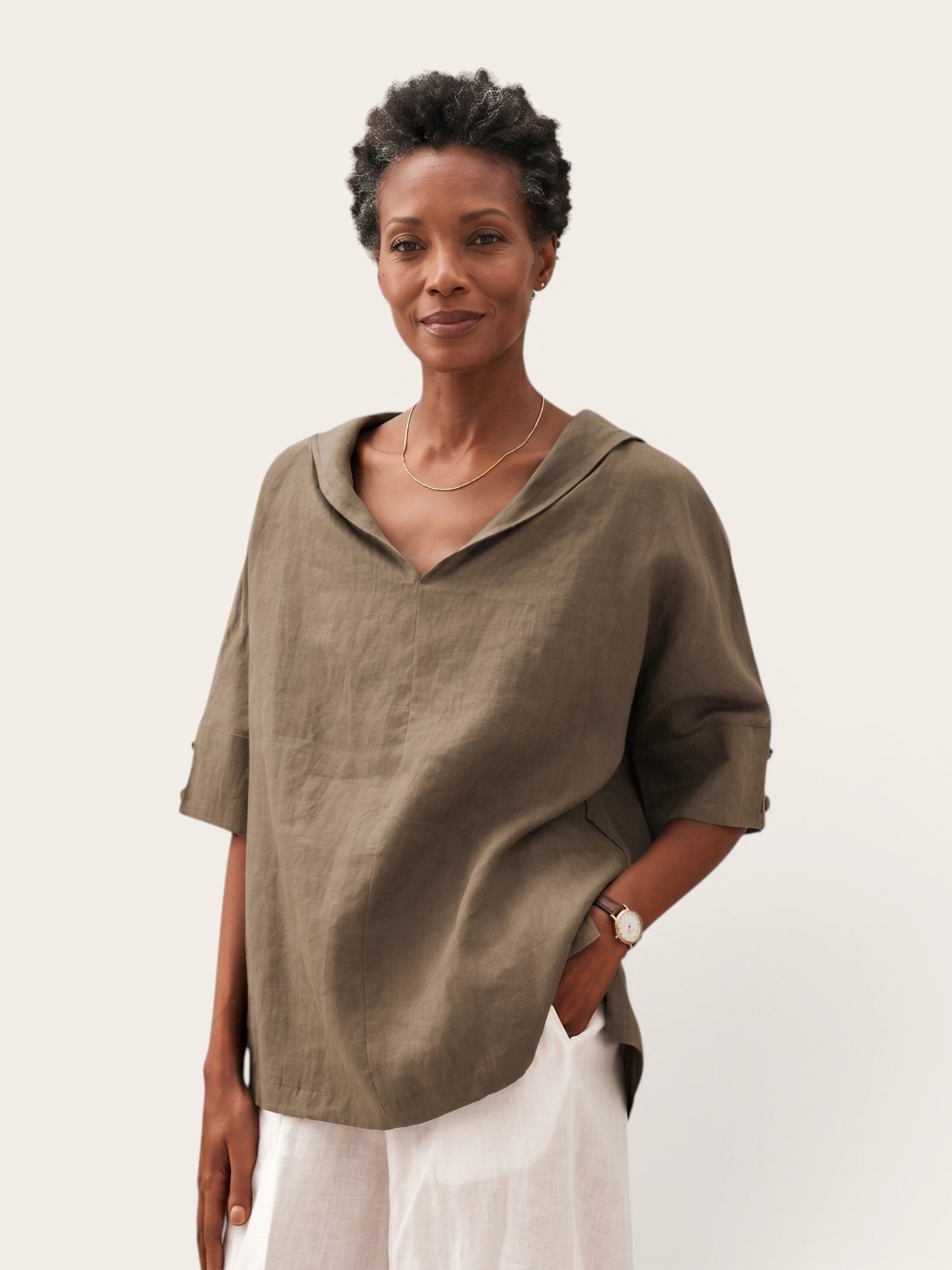Zoé – Effortless Linen Blouse