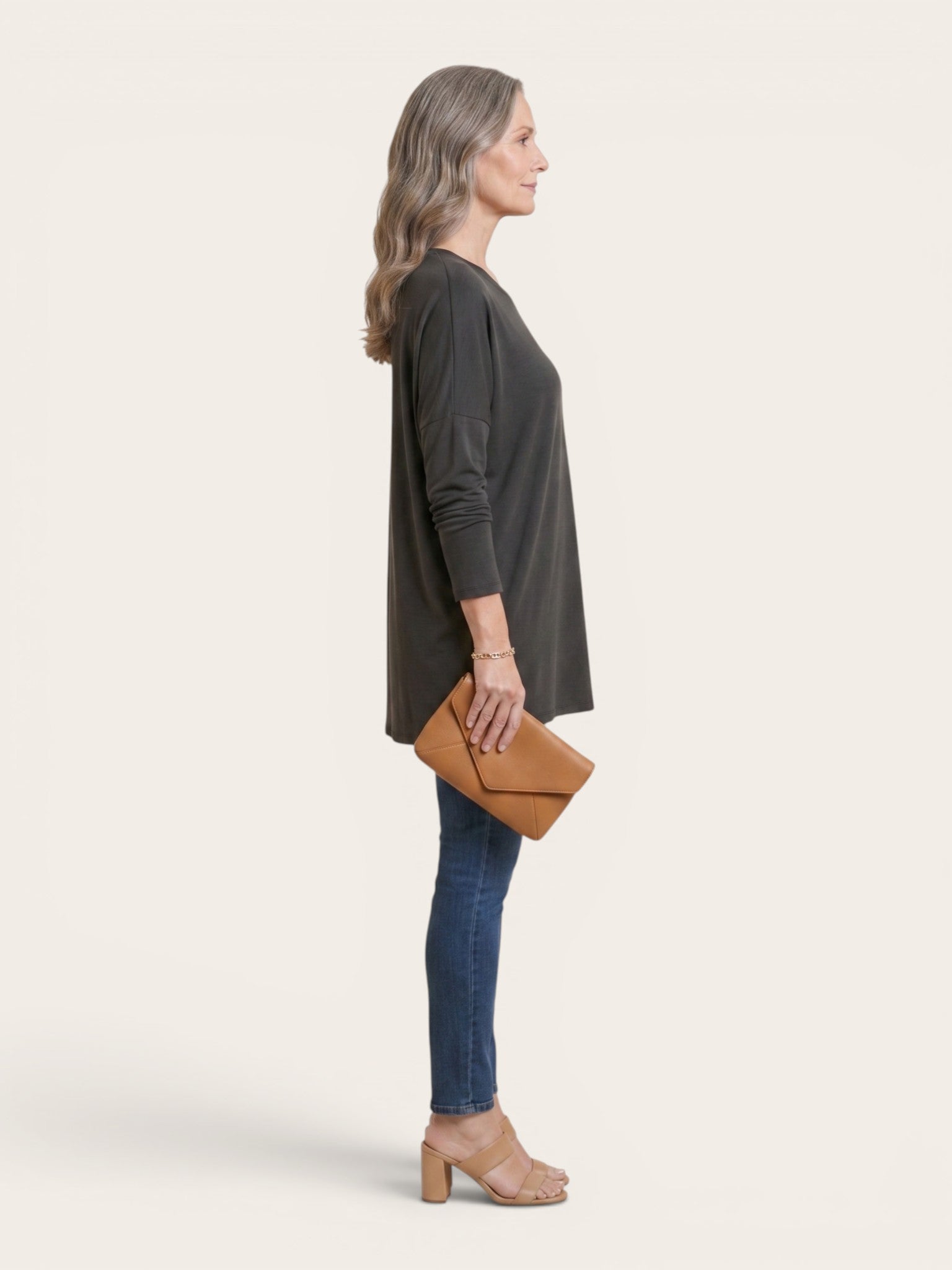 Rebecca – Relaxed Pocket Tunic Blouse