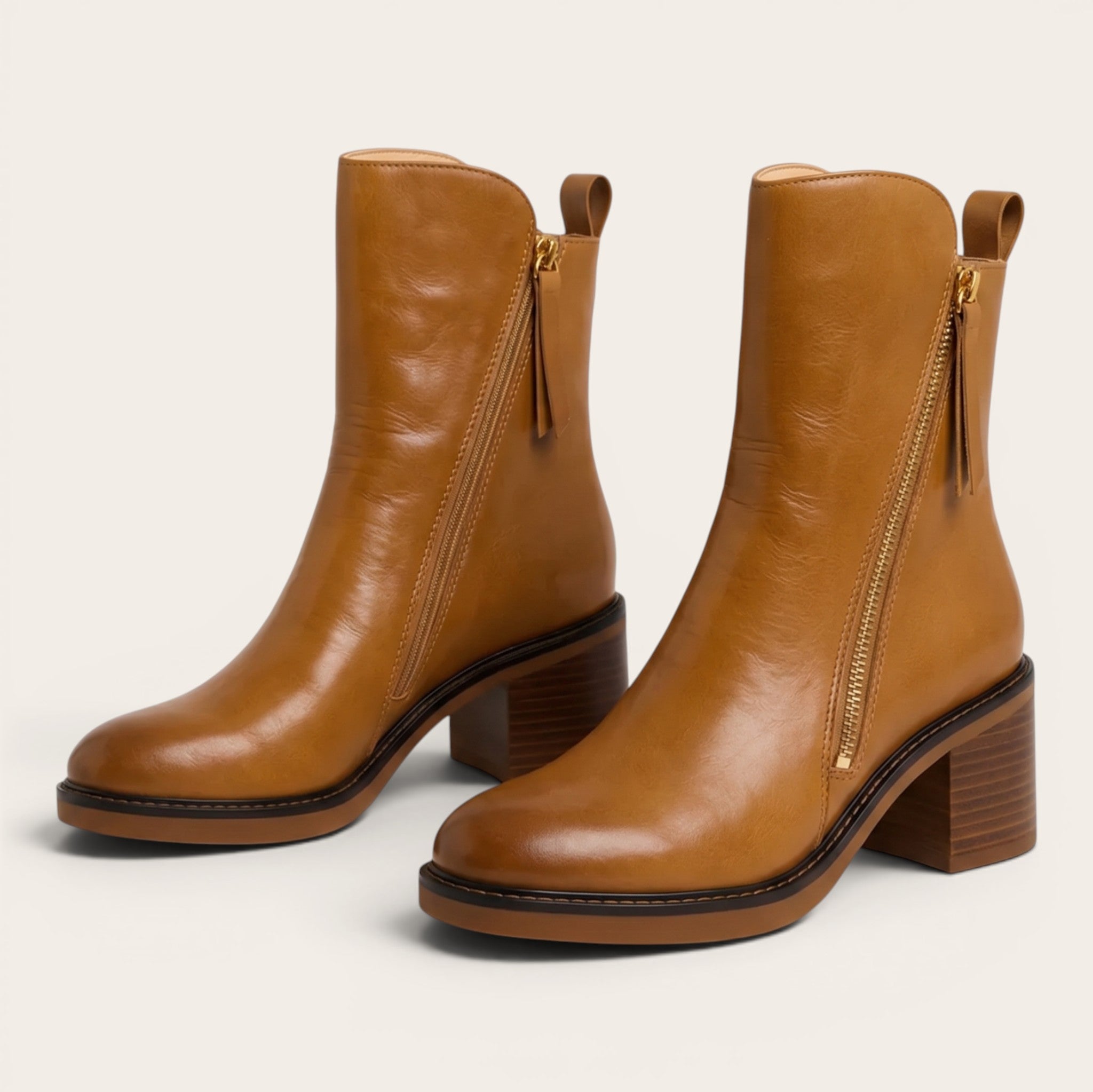 Gloria – Leather Ankle Boots