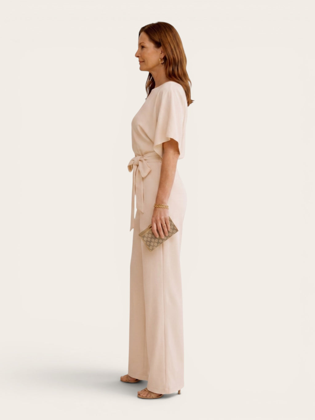 Roselle – Tie-Waist Wide-Leg Jumpsuit