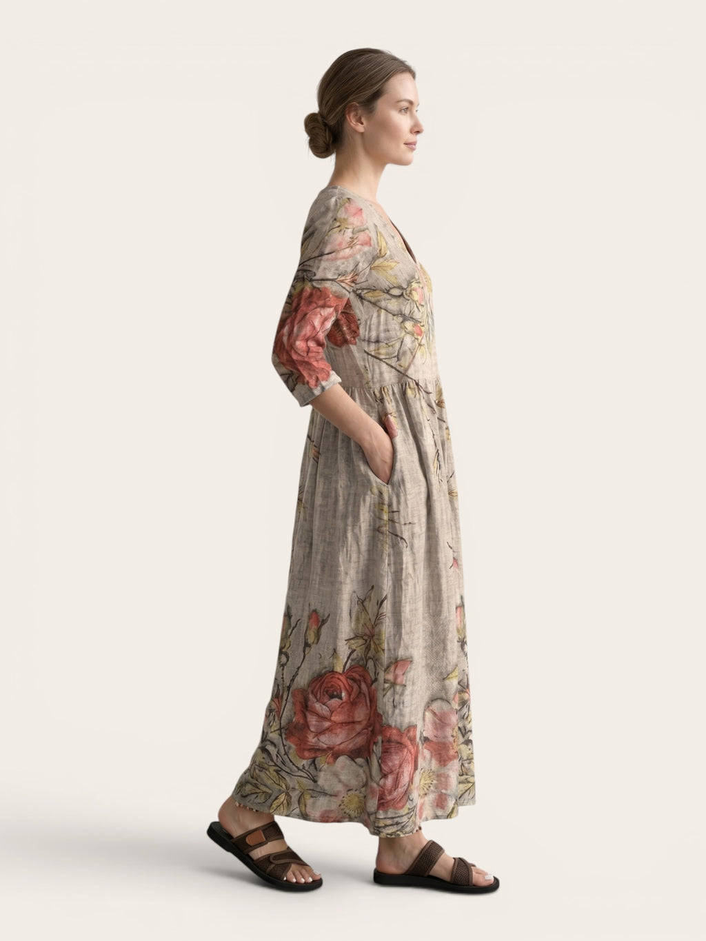 Valencia – Floral Flow Maxi Dress