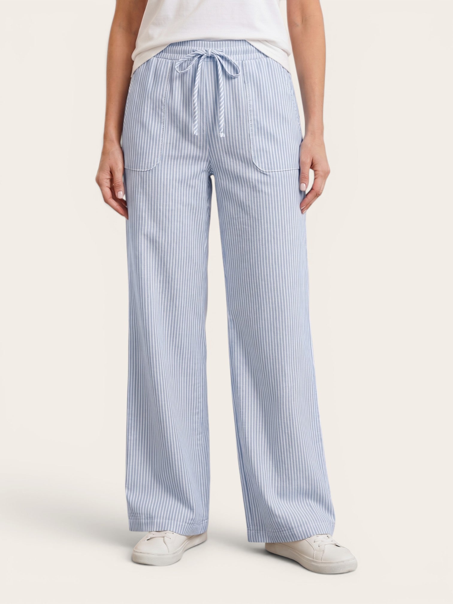 Liora – Striped Wide-Leg Pants