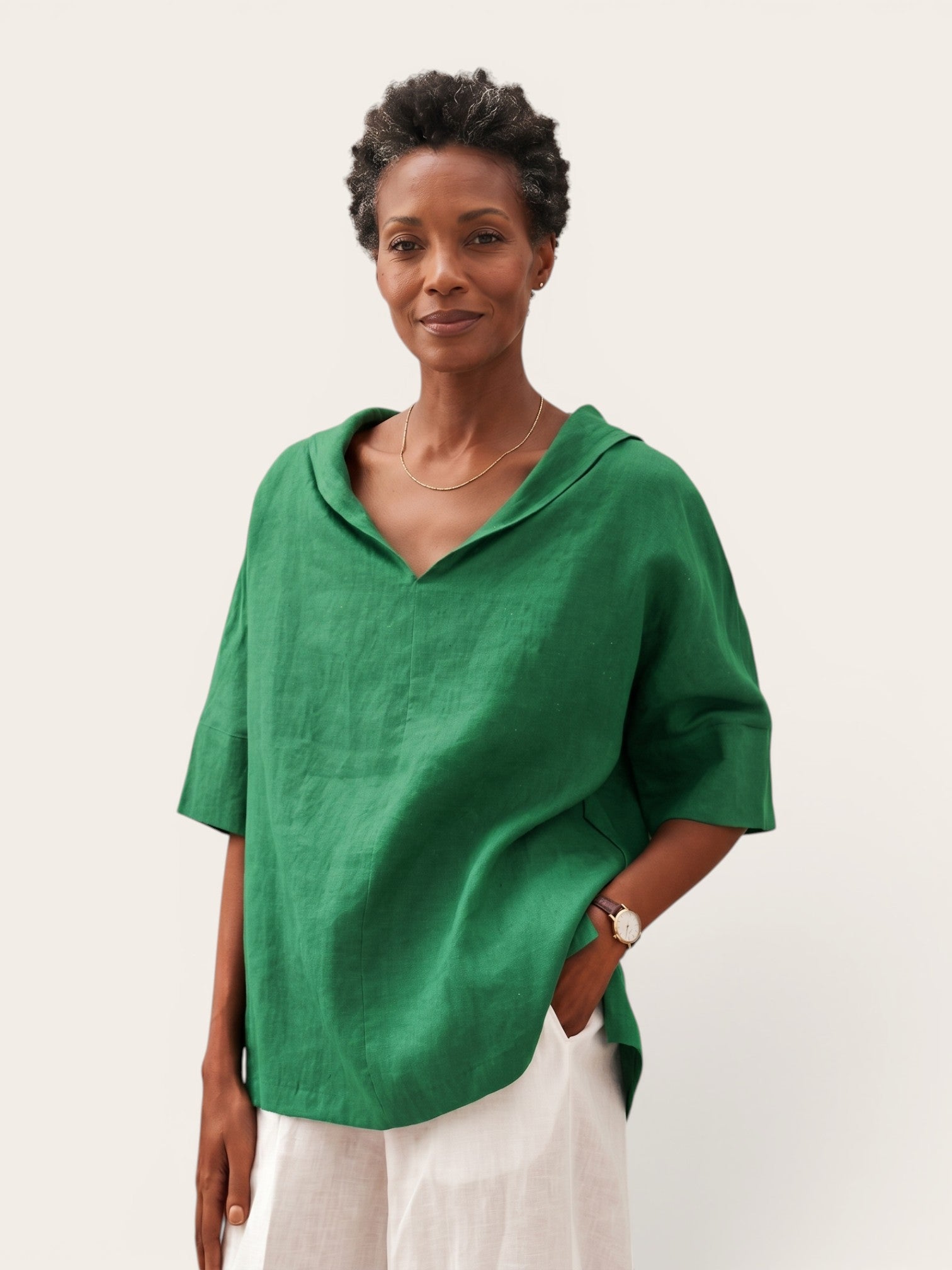 Zoé – Effortless Linen Blouse