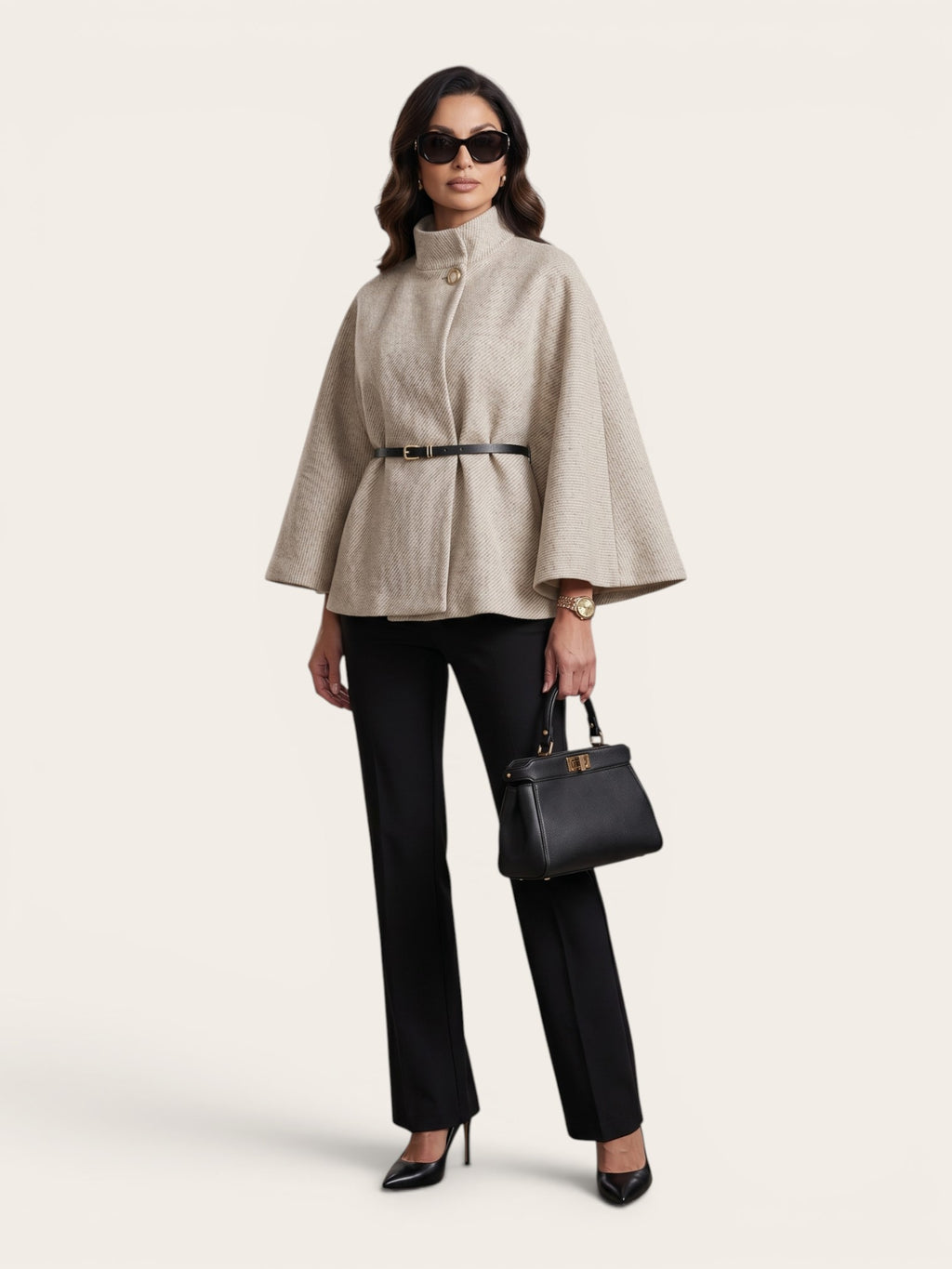 Aliya – Refined Cape Coat