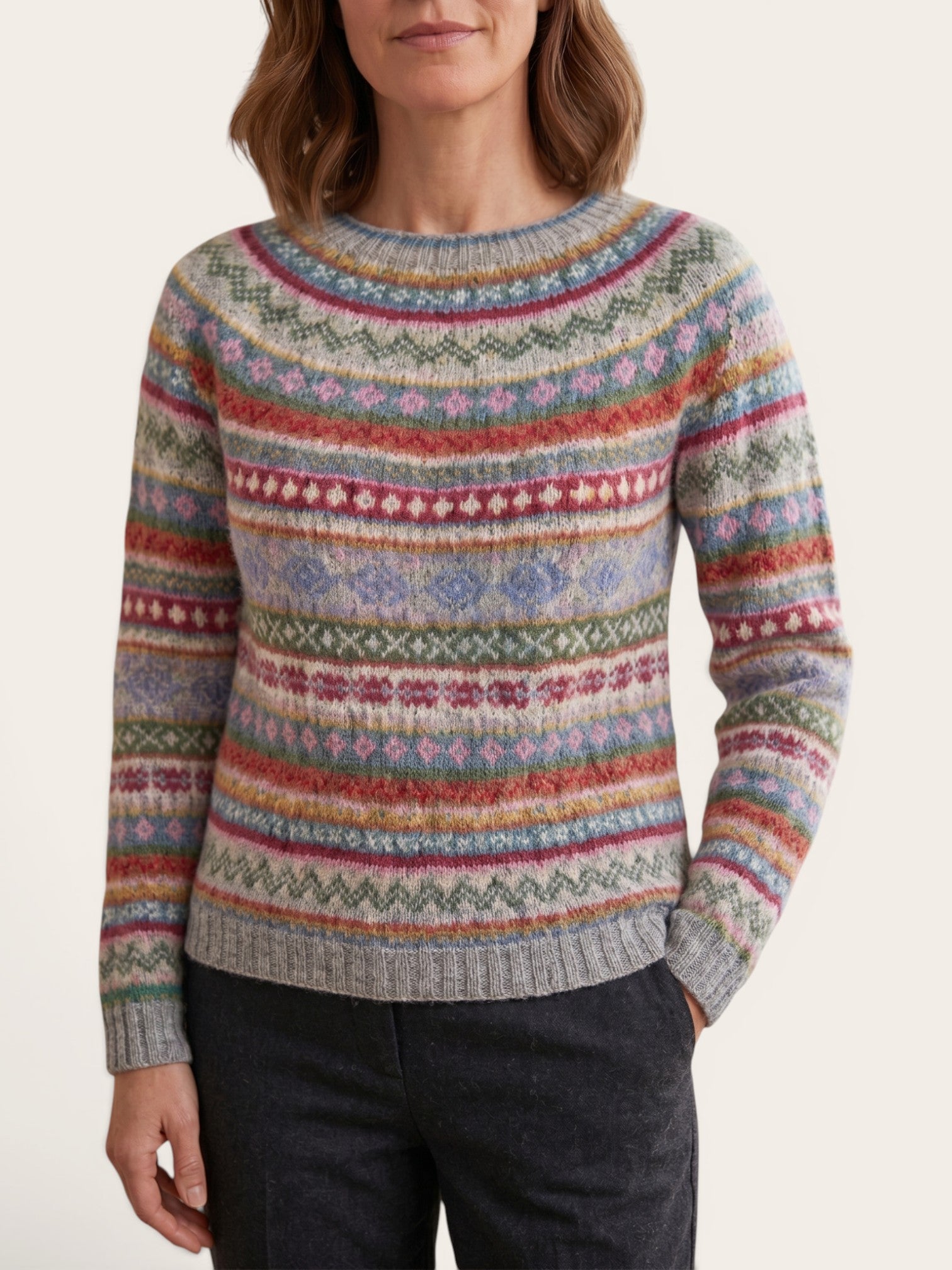 Mysa – Nordic Pattern Knit Sweater
