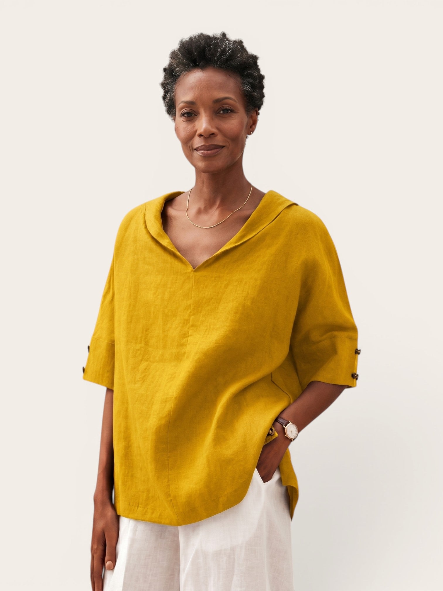 Zoé – Effortless Linen Blouse