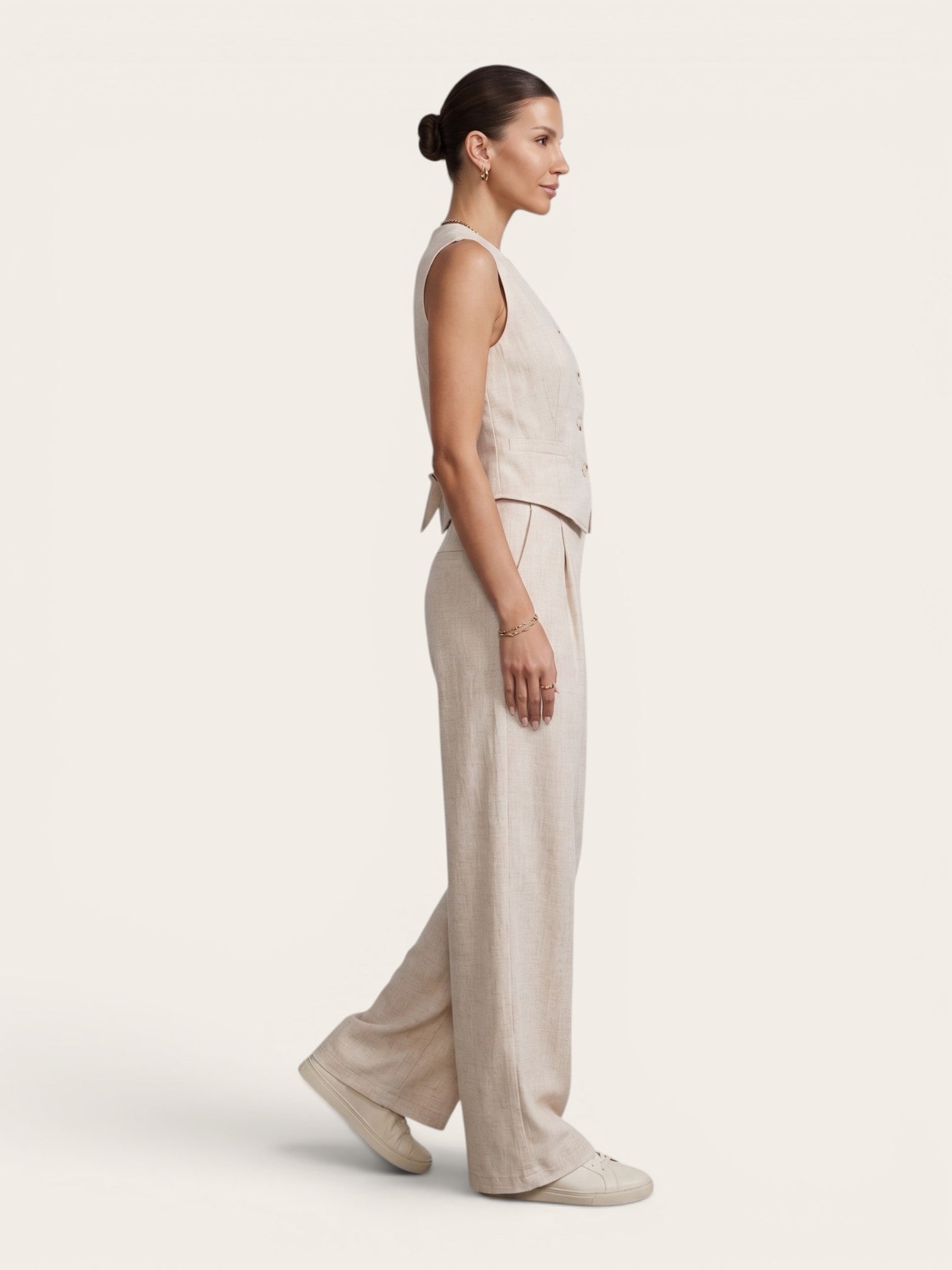 Arden – Tailored Vest & Wide-Leg Set