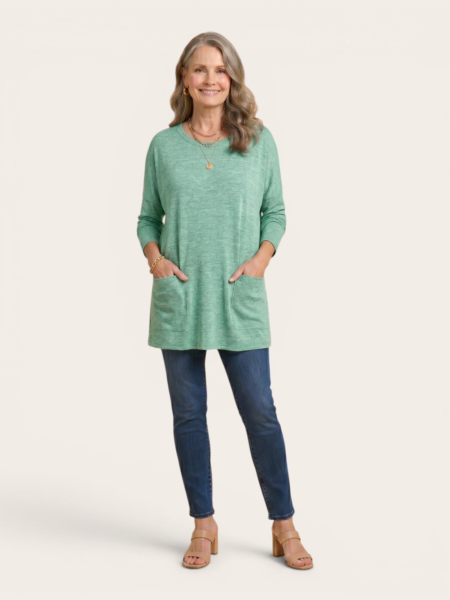 Rebecca – Relaxed Pocket Tunic Blouse