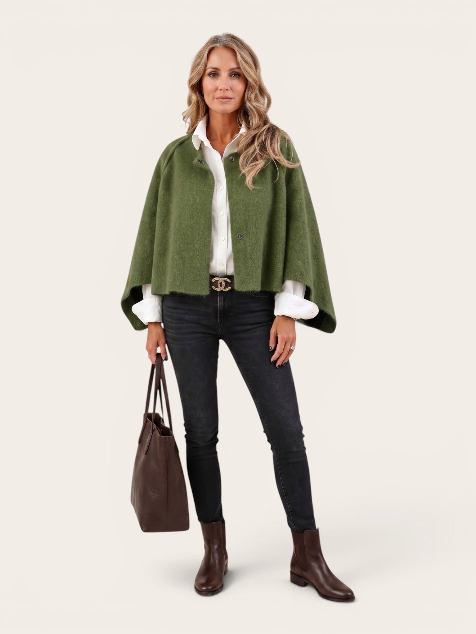 Nora - Elegant Cape Jacket