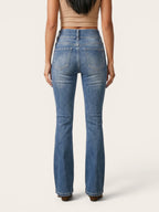 Elara – Sculpted High-Rise Flare Jeans